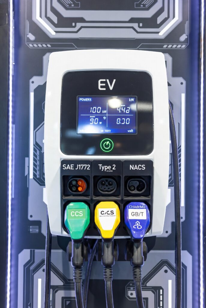 Here is a complete set of **SEO-friendly alt text** suggestions for the images in your WordPress article "Understanding Charger Specifications: kW, Amps, Voltage & Connector Types". These are descriptive, keyword-rich, concise (under 125 characters where possible), and optimized for accessibility + search engines.

Use them directly in the WordPress image alt field.

### For the main featured/hero image (futuristic EV charger station display):
- **Alt text**: Modern EV charging station display showing kW, amps, voltage readings and multiple connector types including CCS, NACS, Type 2, SAE J1772, and CHAdeMO

### For images showing various connector types (comparison diagrams or labeled plugs):
- **Alt text**: Comparison of EV charger connector types: SAE J1772, Type 2 Mennekes, CCS Combo, NACS Tesla, CHAdeMO, and GB/T illustrated side by side
- **Alt text**: EV charging connectors diagram showing differences between NACS, CCS1, CCS2, Type 2, J1772, and CHAdeMO plugs
- **Alt text**: Global EV connector types infographic: North American NACS and CCS1 vs European Type 2 and CCS2 vs CHAdeMO and GB/T

### For images of charging levels comparison (Level 1, Level 2, DC fast):
- **Alt text**: Infographic comparing EV charging levels: Level 1 (120V slow), Level 2 (240V home/work), and DC fast charging (50-350+ kW) with speed and connector examples
- **Alt text**: EV charging speed chart: Level 1, Level 2, and Level 3 DC fast chargers showing kW power, range added per hour, and typical connectors
- **Alt text**: Visual guide to electric vehicle charging levels including power output in kW, voltage, amps, and plug types for each level

### For close-up images of specific connectors (e.g., NACS/Tesla plug in use):
- **Alt text**: Close-up of Tesla NACS connector plugged into an electric vehicle charging port
- **Alt text**: NACS North American Charging Standard connector on a modern EV fast charger cable

### Recommended placement & usage tips for WordPress:
- Featured image: Use the most eye-catching station display image with the first alt text suggestion.
- Inline images: Place connector comparison images under the "Connector Types" section.
- Charging levels images: Insert under the "EV Charging Levels" section.
- Specific connector close-ups: Use near mentions of NACS, CCS, etc., for better context.

These alt texts incorporate primary keywords (EV charging, connector types, kW, NACS, CCS, Level 2, DC fast) naturally while describing the image accurately for screen readers. 