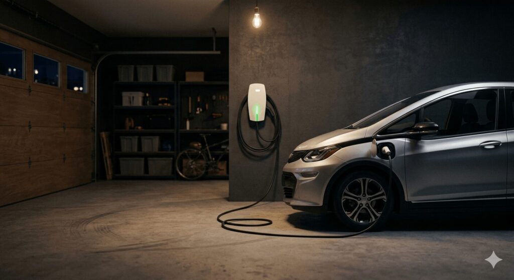 User Stories Real EV Charger Setups from US and Europe Readers — smart home Level 2 wall charger with overnight charging session display